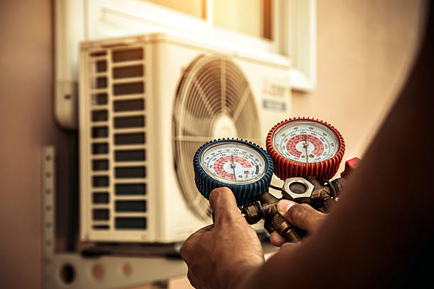 Professional Hvac Repair technician working in Dover, MA
